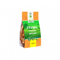 Груша сушена скибочки, Natural Green, 100г