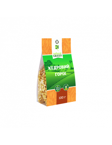 Кедровий горіх, Natural Green, 100г