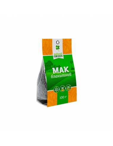 Мак блакитний, Natural Green, 100 г