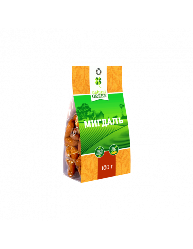 Мигдаль, Natural Green, 100г