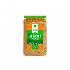 Насіння золотого льону органічне, NATURAL GREEN, 300г