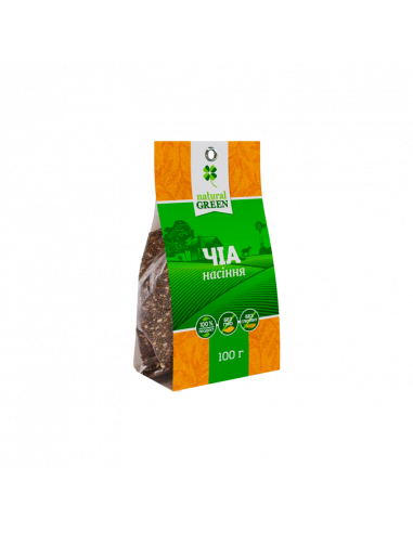 Насіння Чіа, NATURAL GREEN, 100г