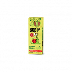 Натуральні яблучні цукерки bob snail (Равлик Боб), 30г