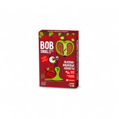 Натуральні яблучно-вишневі цукерки bob snail (Равлик Боб), 60г