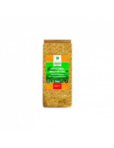 Пластівці амарантові, Natural Green, 300г