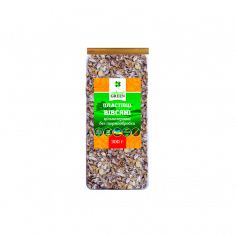 Пластівці вівсяні без термообробки, Natural Green, 300г