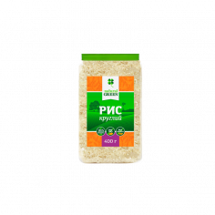 Рис круглий, NATURAL GREEN, 400г