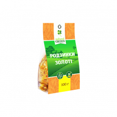 Родзинки золоті, Natural Green, 100г