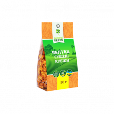Яблуко сушене, кубики, Natural Green, 50г