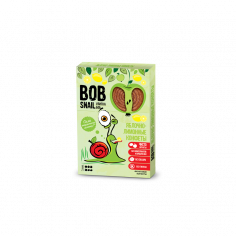 Натуральні яблучно-лимонні цукерки bob snail (Равлик Боб), 60г