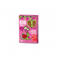 Натуральні яблучно-малинові цукерки bob snail (Равлик Боб), 120г