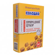 Цукор буряковий нерафінований пресований, Солодко, 1000г