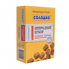 Цукор буряковий нерафінований пресований, Солодко, 500г