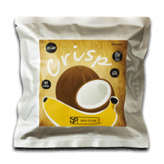 Хрустики Crisp "Банан-Кокос", Еко-Снек, 60г