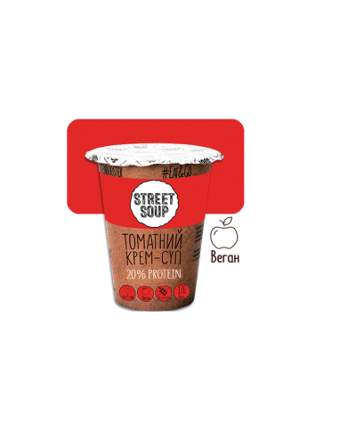 Крем-суп Томатний, STREET SOUP, 50г стакан