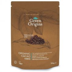 Какао-боби подріблені, Green Origins, 150 г