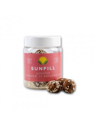 Цукерки з вишнею та кардамоном, Sunfill, 160г