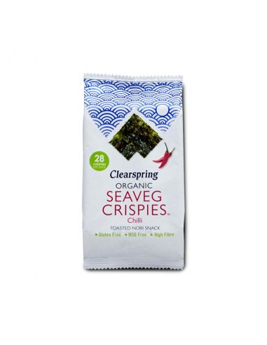 Водорості морські хрусткі Чилі, Clearspring, 5 г