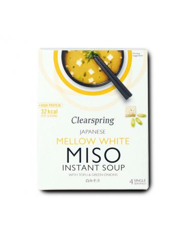 Суміш для приготування білого Місо супу з тофу, Clearspring, 4*10 г