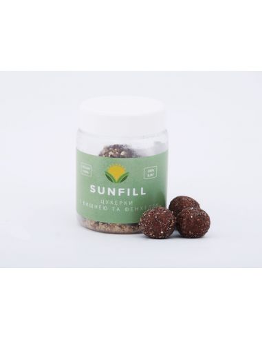 Цукерки з вишнею і фенхелем, Sunfill, 160г