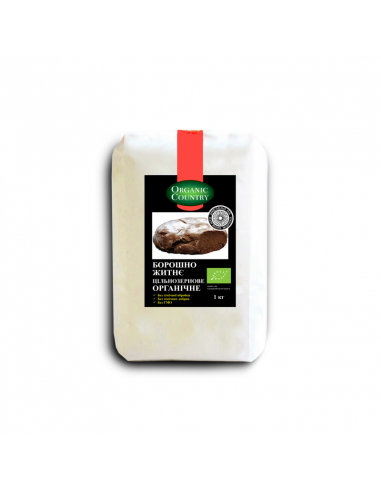 Борошно житнє цільнозернове, Україна, Organic Country, 1кг