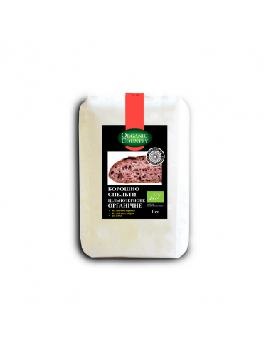 Борошно спельти цільнозернове, Україна, Organic Country, 1кг