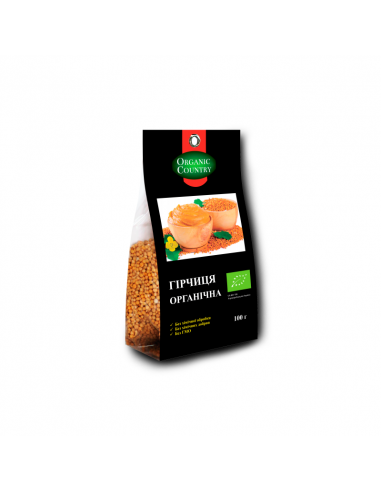 Гірчиця органічна, Україна, Organic Country, 100г