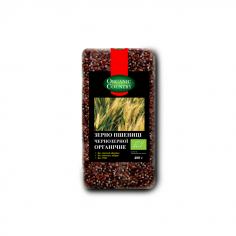 Зерно пшениці чернозерной для пророщування, Україна, Organic Country, 400г