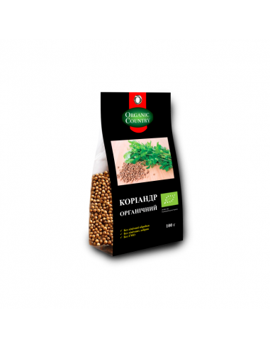 Коріандр органічний, Україна, Organic Country, 100г