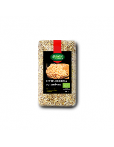 Крупа перлова огранічна, Украина, Organic Country, 400г