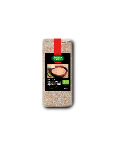 Крупа пшенична органічна, Україна, Organic Country, 400г