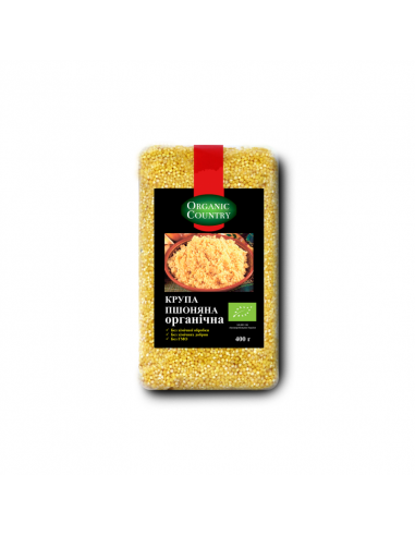 Крупа пшоняна органічна, Україна, Organic Country, 400г