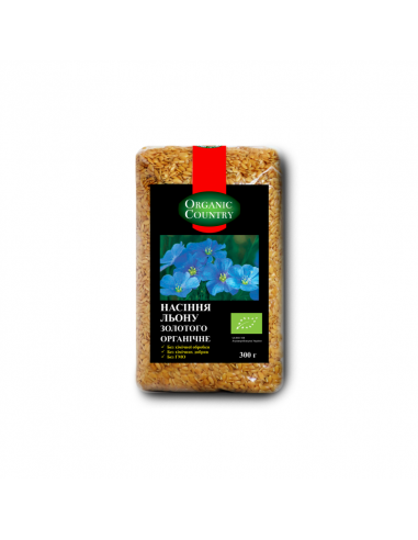 Насіння золотого льону, Україна, Organic Country, 300г