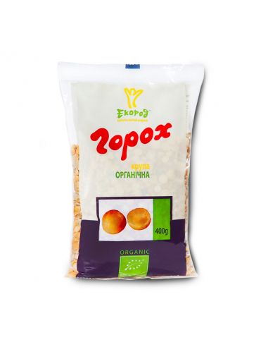 Крупа горохова органічна, Екород, 400г