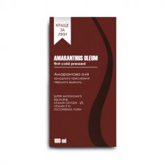 Олія амарантова сиродавлена, Healthy & Delicious, 100 мл