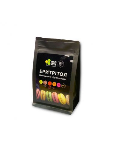 Підсолоджувач натуральний Еритрітол, Solosvit, 500г
