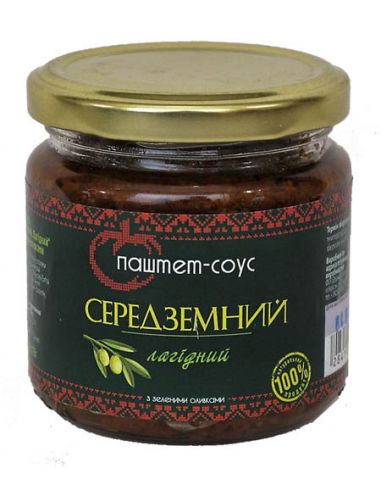 Соус-паштет з зеленими оливками "Середземний