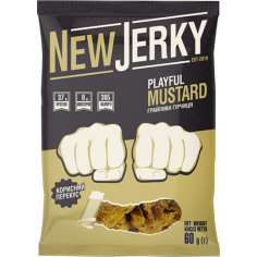 Снек "Грайлива гірчиця", New Jerky, 60г