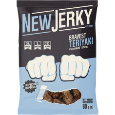 Снек "Сміливий теріякі", New Jerky, 60г