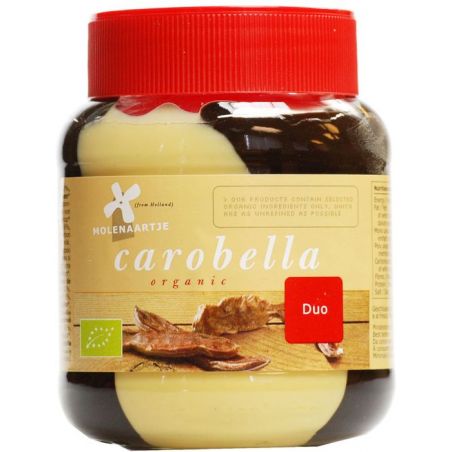 Крем-паста из кэроба черно/белая Carobella, 350г