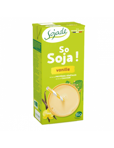 Напій соєвий ванільний органічний, Sojade, 1л