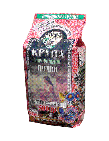 Крупа з пророщеної гречки, Рось, 500г