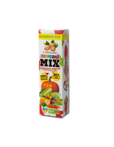 Цукати овочевий мікс з горіхами, Vitaminoking, 40г