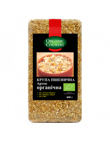 Крупа пшенична Артек, Україна, Organic Country, 400г