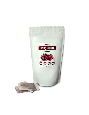 Журавлина сушена подріблена, Berry drink, 4г*15