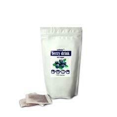 Чорниця сушена подріблена, Berry drink, 4г*15