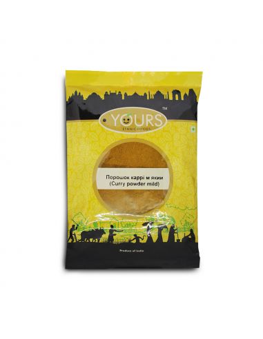 Каррі порошок м`який (без цибулі та часнику), Yours ethnic foods, 100г