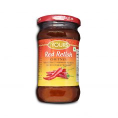 Чатні, індійська червона кисло-солодка приправа, Yours ethnic foods, 323г