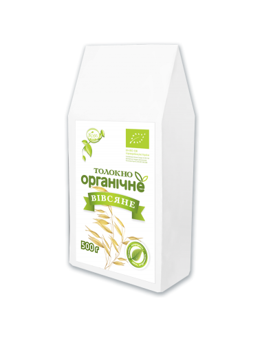 Толокно органічне вівсяне, Козуб Продукт, 500г