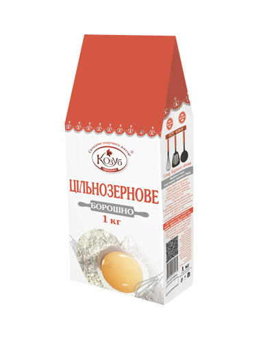 Борошно цільнозернове, Козуб Продукт, 1 кг